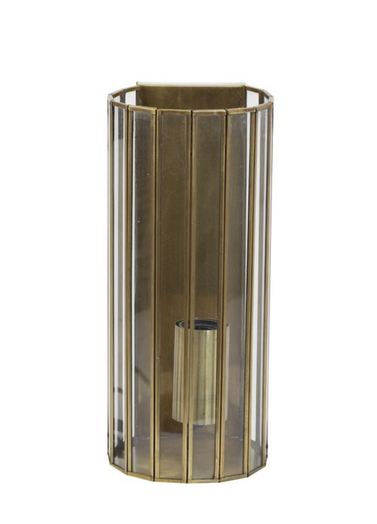 Aplique cristal y dorado