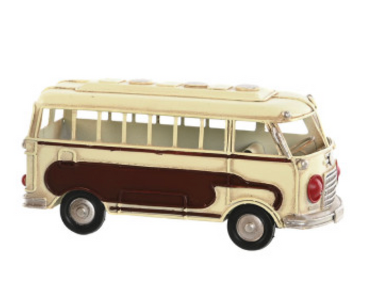 Autobus Metal Blanco