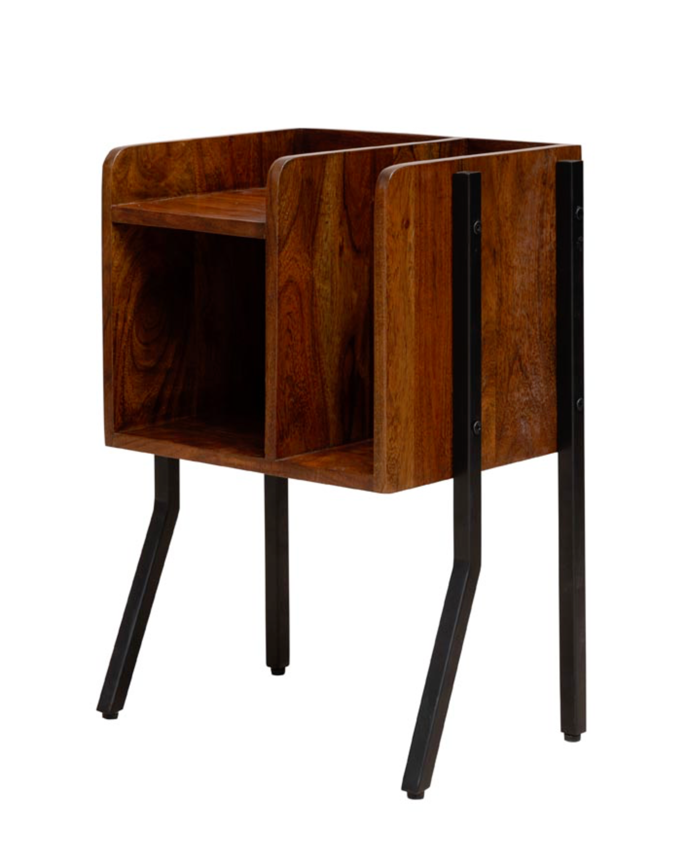 Mesa con estructura metálica