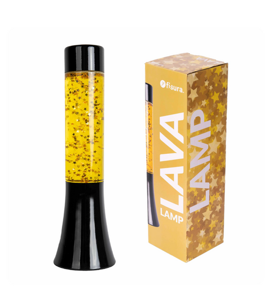 Lámpara lava de estrellas