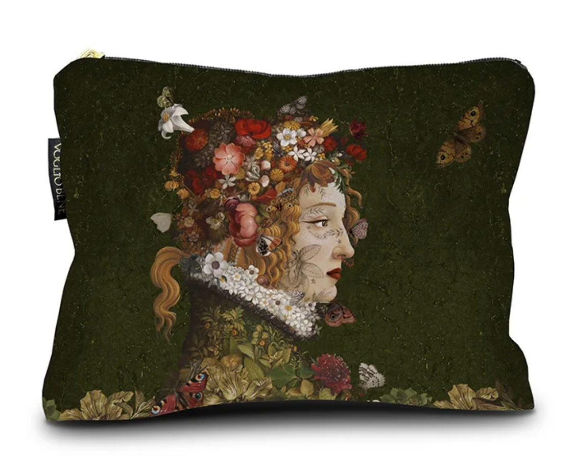 Bolso Mano Pelo Florido