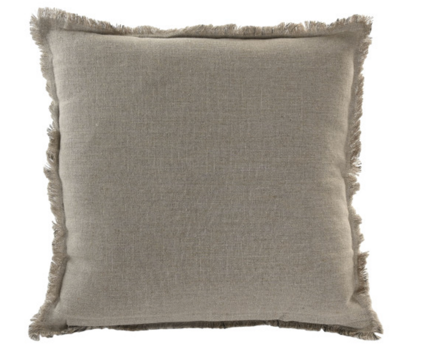 Cojin lino rayas gris