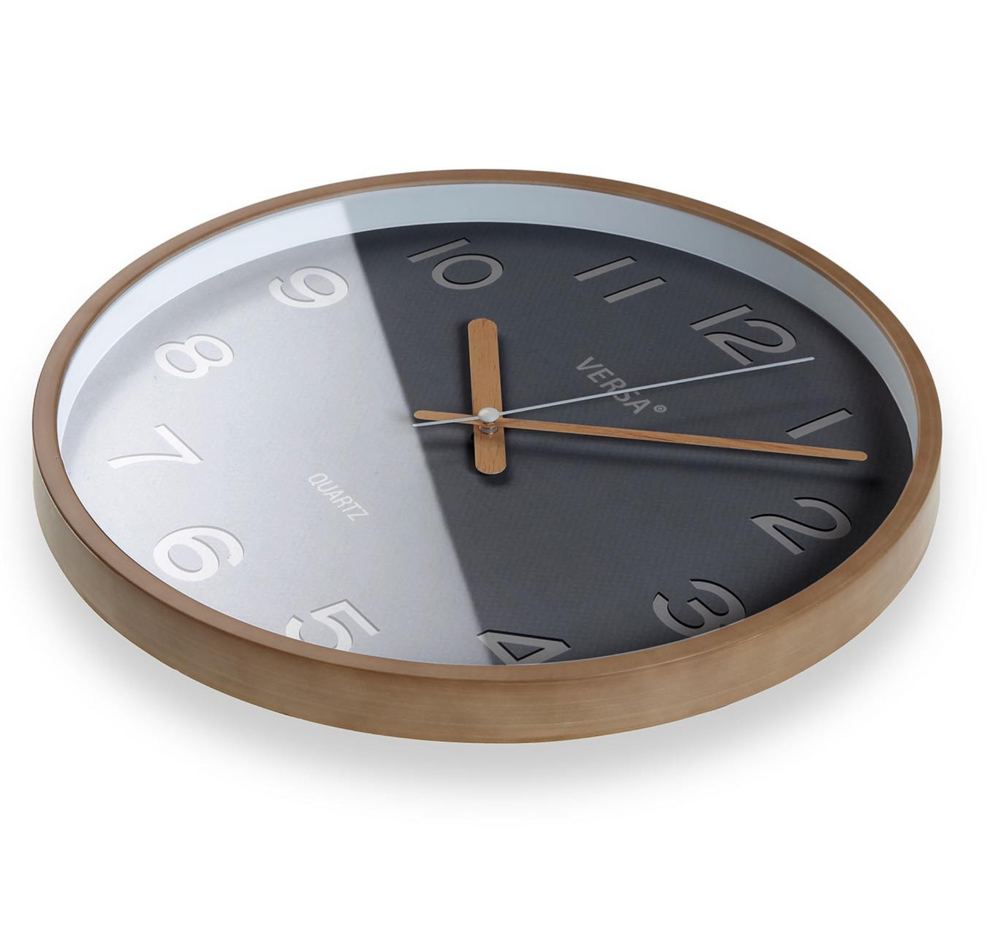 Reloj gris oscuro