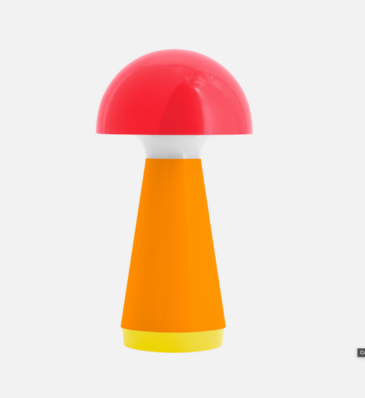 Lampara inalambrica mini seta Naranja