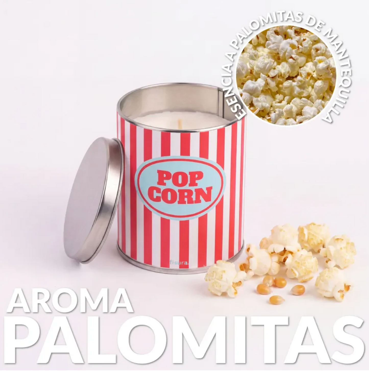 Vela metal olor Palomitas