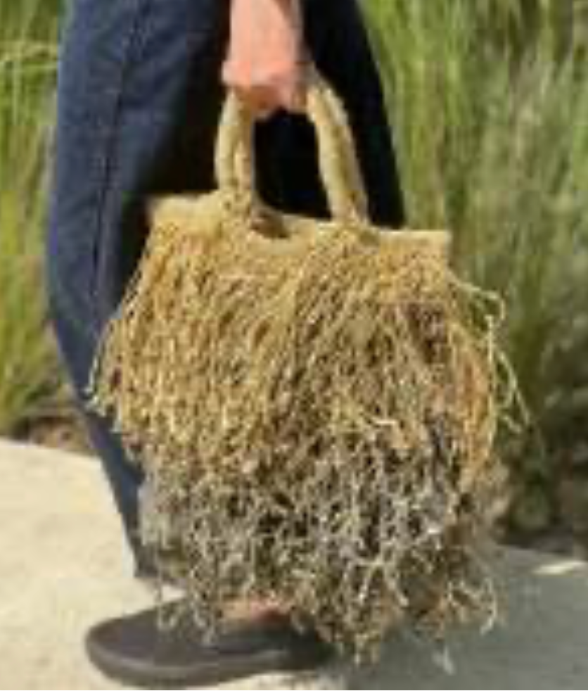 Bolso flecos a franjas