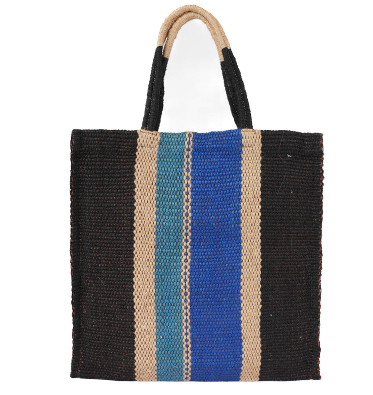 Bolso vertical marron/azul
