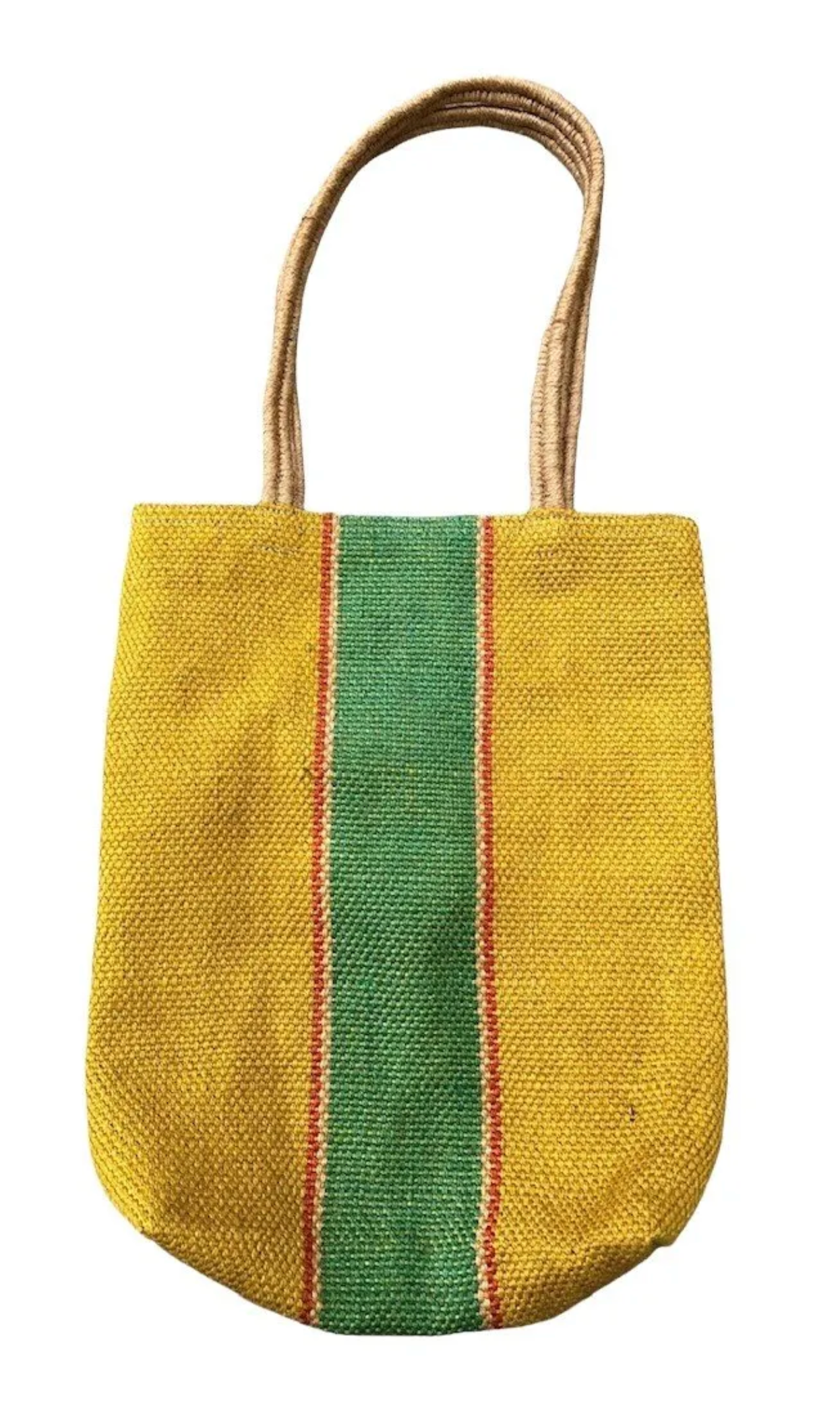 Bolso vertical amarillo/verde