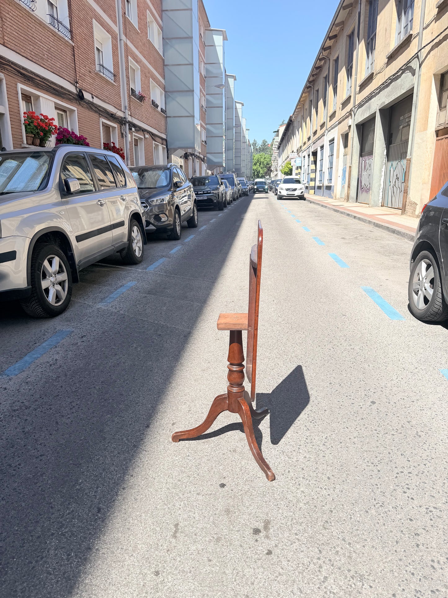 Mesa madera abatible