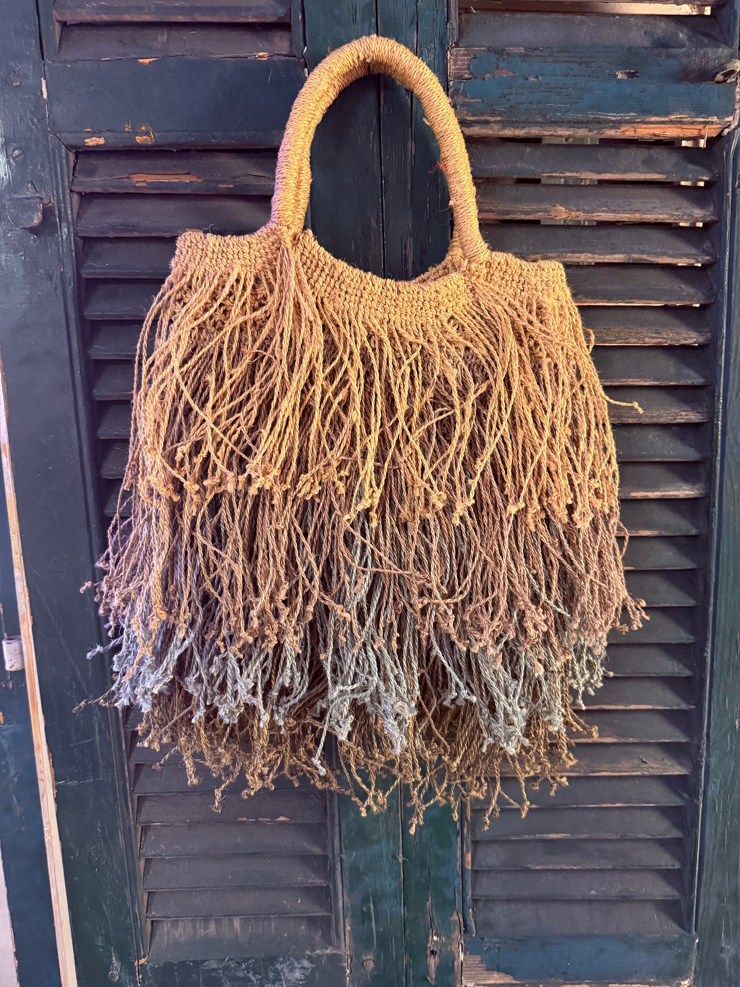 Bolso flecos a franjas