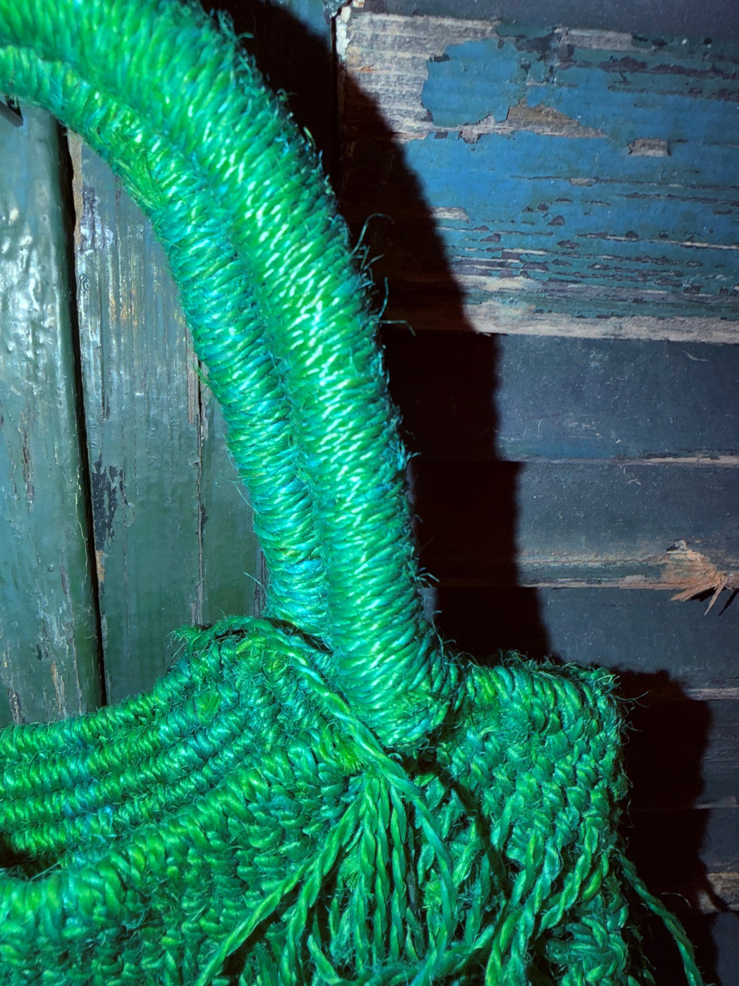 Bolso flecos verde