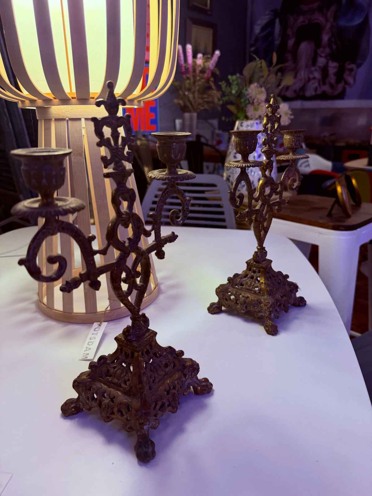 Candelabros Pareja
