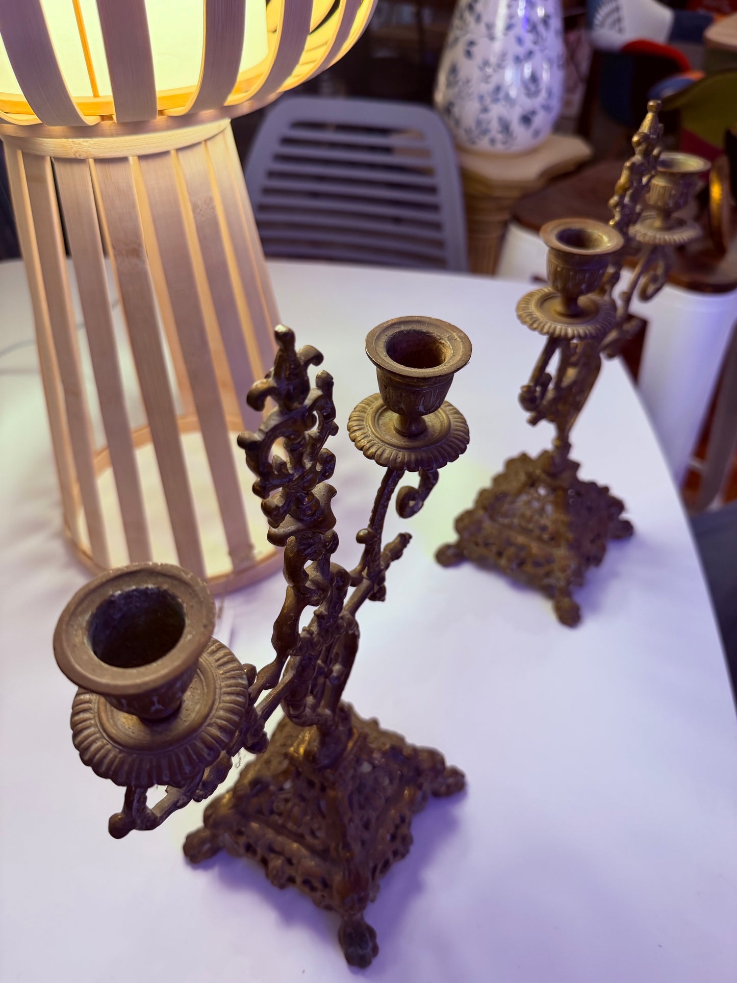 Candelabros Pareja