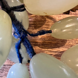 Pareja de racimos de uvas