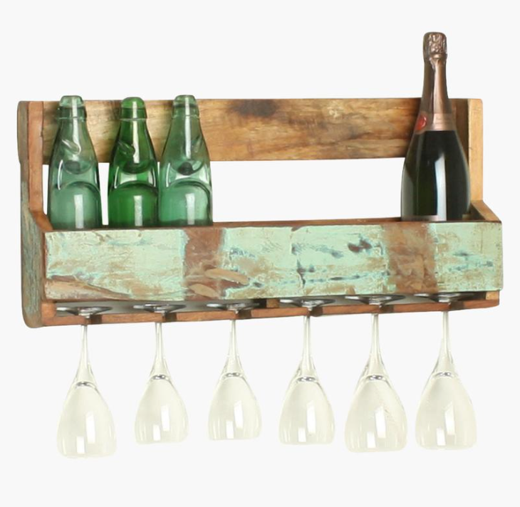 Botellero madera colores