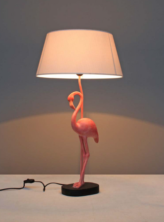 Lampara flamenco rosa
