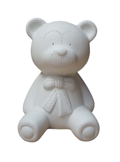Lampara oso de porcelana