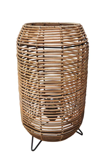 Lampara de ratan
