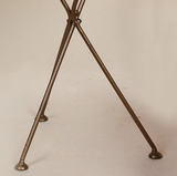 Mesa auxiliar redonda plegable