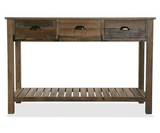 Consola madera 3 cajones