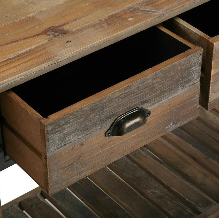 Consola madera 3 cajones