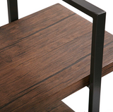 Estanteria estructura metálica 4 baldas madera