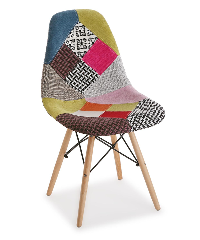 Silla estampado patchwork