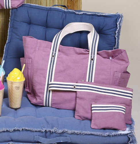 Bolso maxi marinero