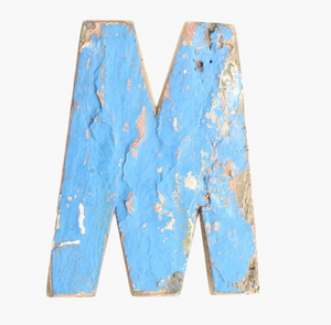 Letra M de Madera