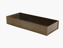 Caja rectangular dorada