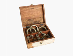 Caja de te de madera