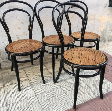 Conjunto Sillas Jacob & Josef Kohn SIglo XIX