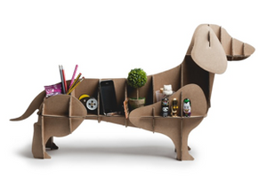 Perro salchicha carton