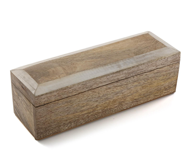 Caja madera rectangular