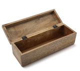 Caja madera rectangular