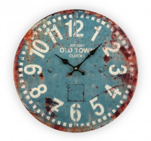 Reloj metálico azul