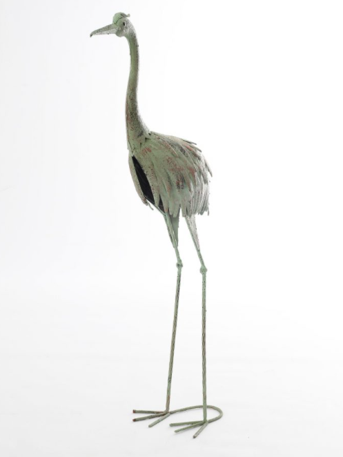 Garza metálica verde
