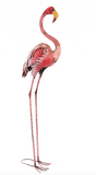 Flamenco metálico rosa alto