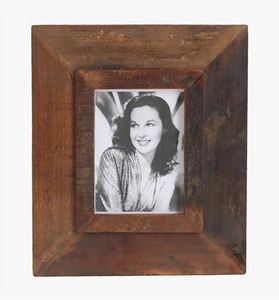 Porta fotos madera relieve pequeño
