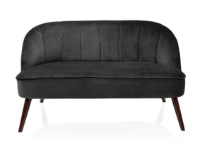 Sofa terciopelo gris