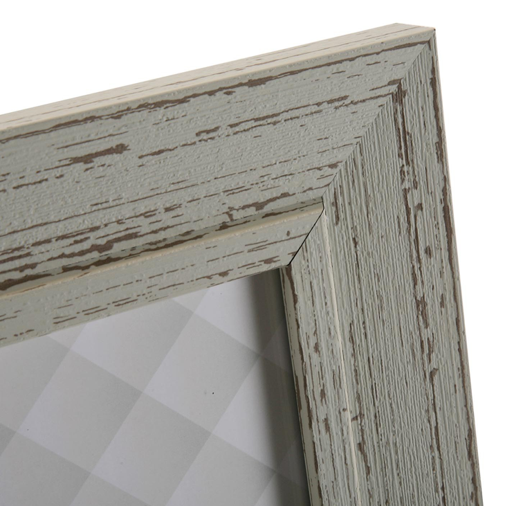 Porta fotos madera decapada blanca 10x15