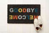 Felpudo Welcome Goodbye