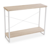 Consola metal y madera clara