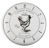 Reloj metálico gallo