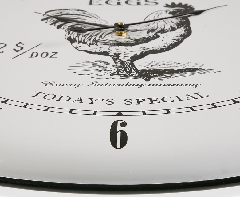 Reloj metálico gallo