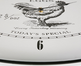 Reloj metálico gallo