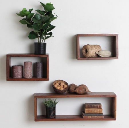 Estanteria rectangular corta