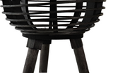 Macetero madera negro