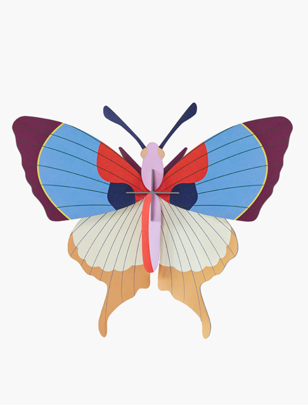 Figura Mariposa Multicolor Carton Puzle