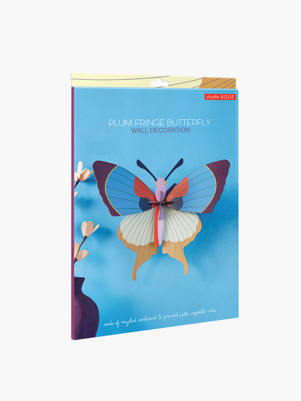 Figura Mariposa Multicolor Carton Puzle
